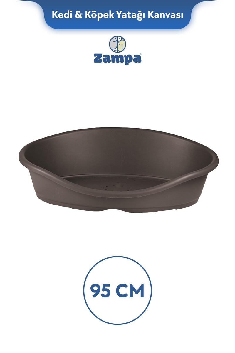  - ZAMPA PLUS TOFFEE PLASTİK KEDİ&KÖPEK YATAĞI 4-95 CM MOKA