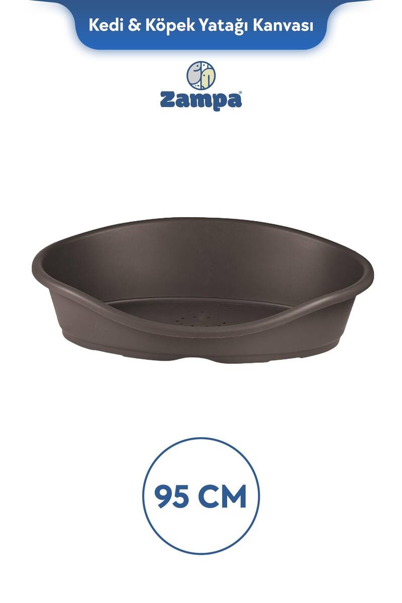ZAMPA PLUS TOFFEE PLASTİK KEDİ&KÖPEK YATAĞI 4-95 CM MOKA