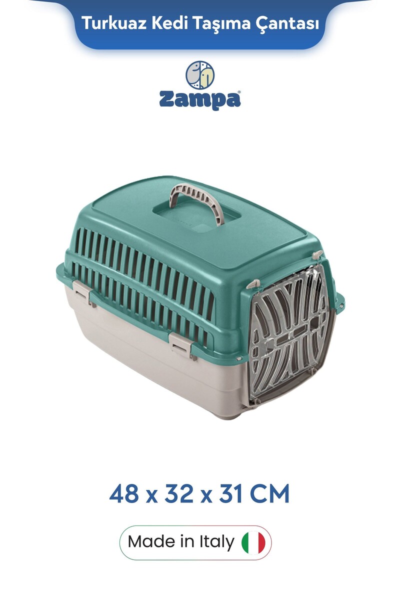  - ZAMPA PLUS VOYAGER SMALL PLASTİK TAŞIMA KUTUSU 48X32X31 CM