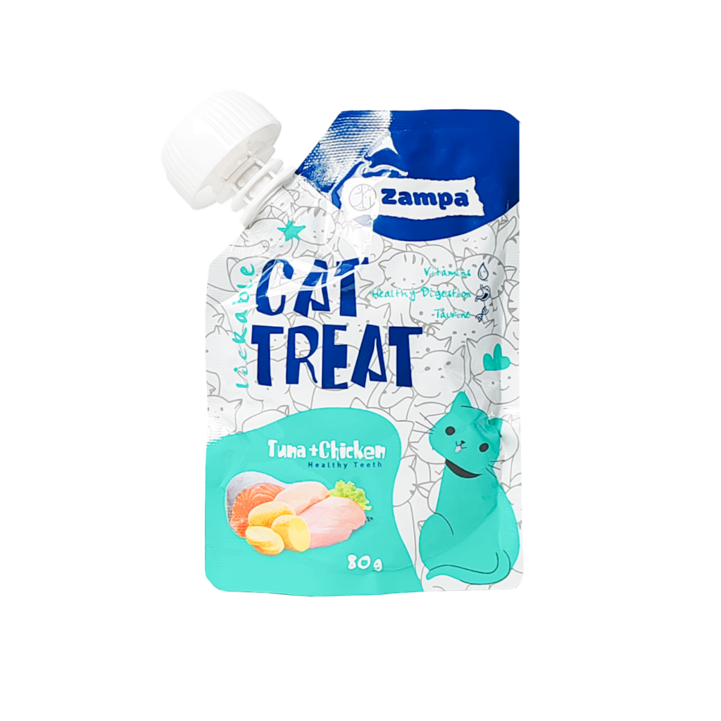ZAMPA PUDİNG KEDİ ÖDÜLÜ TUNA&CHICKEN 80GRX10AD